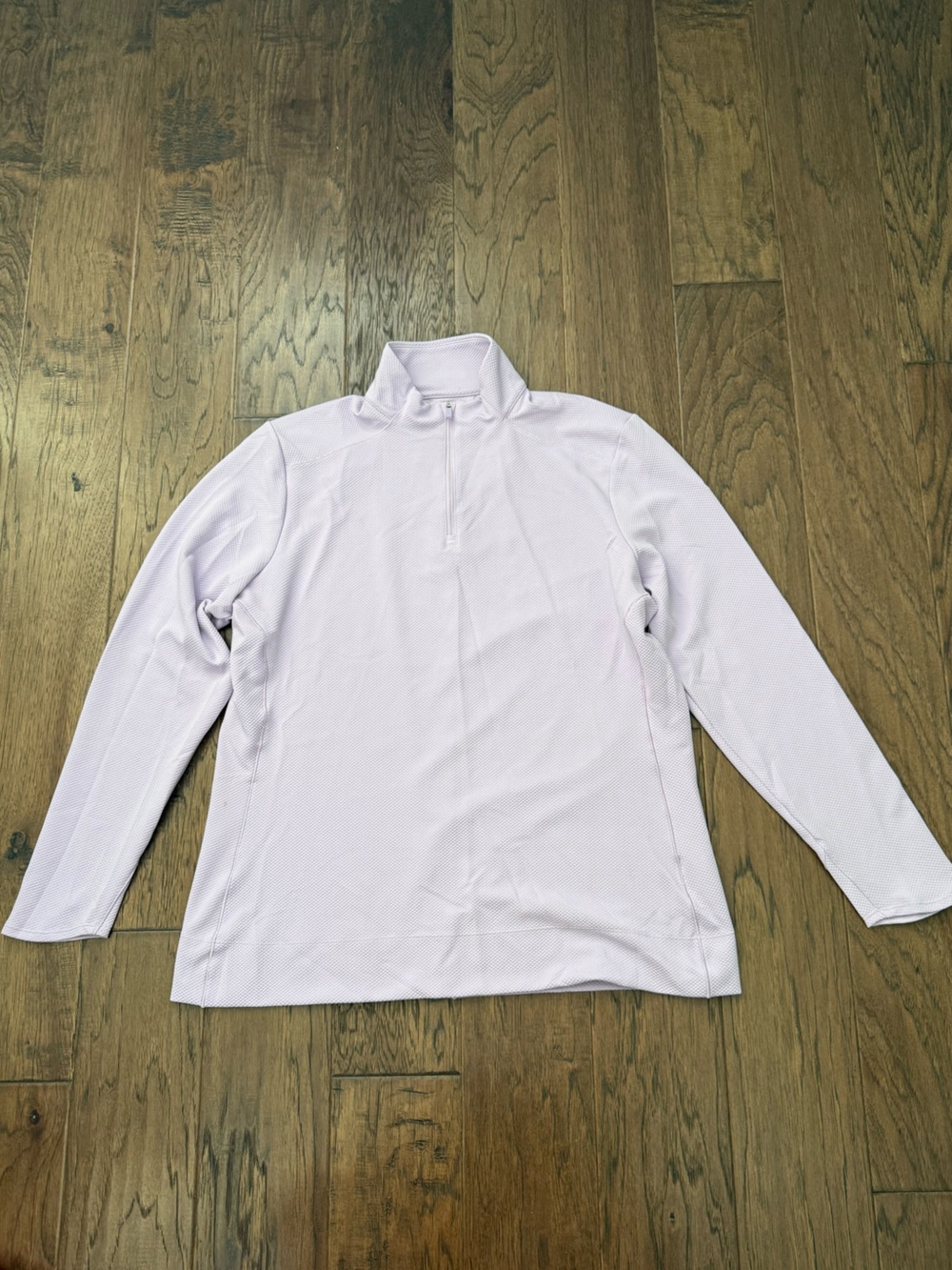 Women’s Nike Light Lavender Dri-FIT Quarter-Zip Pullover size large